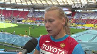 Moscow 2013 - Tatyana DEKTYAREVA RUS - 100m Hurdles Women - Heat 2