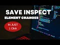 How To Save Inspect Element Changes Permanent | Html Tutorial #element #inspectelement