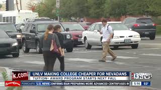 UNLV making college cheaper for eligible Nevada students