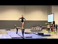 inna dimitrova beam 9.650 level 4 gymnastics 1st place