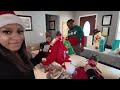 vlogmas days christmas day what i got for christmas opening gifts family time more