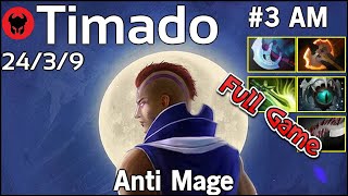 Timado [EGO] plays Anti Mage!!! Dota 2 Full Game 7.22