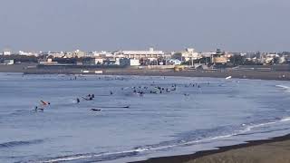 ２０２２年４月１３日（水）／江ノ島～鵠沼海岸～富士山：晴れてます。風は弱めで波はすね～膝くらい。