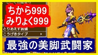 DQ11 マルティナの1手3200越えのダメージ！？ 力999 \u0026 魅力999にして使ってみた！ 3DS版 ドラクエ11,ドラクエ徹底攻略【メイルス】