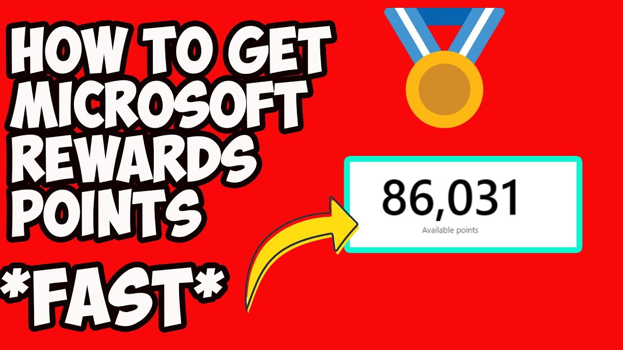 How To Get Microsoft Rewards Points Fast 2024 TUTORIAL (Unlimited ...