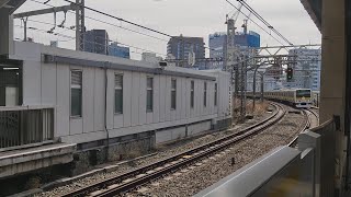 244.代々木駅に到着する中央·総武緩行線E231系