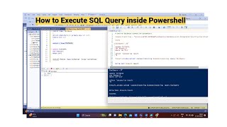 How To Execute a SQL Script from Powershell #powershell #sql #ssms How to SQLPowershell