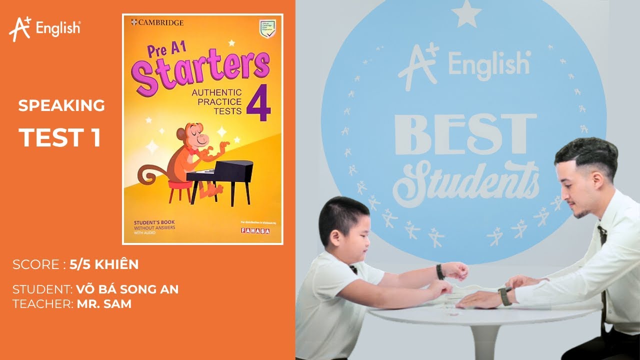 A1 Starters Speaking Test Song An Speaking Test 1 Youtube