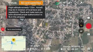 dji Air 3 drone at vellore 1000meter..