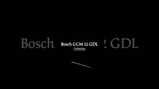 Bosch GCM 12 GDL Unboxing #music #audio #carpenter #woodworking #bosch #boschprofessional #handwerk