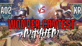 AOEM: Age of Empires mobile - First Wonder Contest - A02 VS KR!