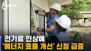 전기료 인상에 '에너지 효율 개선' 신청 급증 / SBS 8뉴스