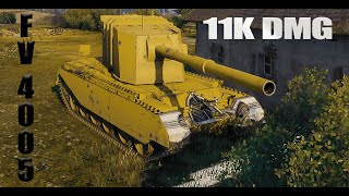 Wot Replays / FV4005 -11K DMG ,8 Kills -World of tanks