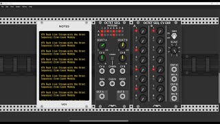 VCV Rack Live Stream with the Octet Sequencer from Count Modula