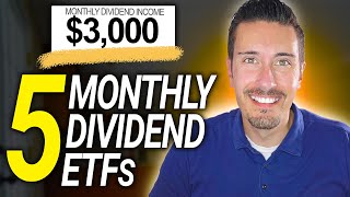 Top 5 MONTHLY Dividend ETFs for 2023