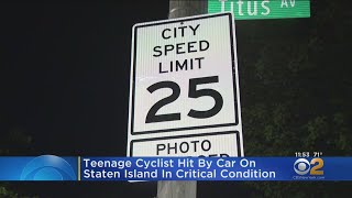 Cyclist In Critical Condition On Staten Island