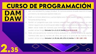 JAVA: Ejercicios de iniciación resueltos ☕ DAM - DAW