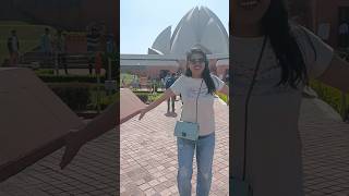 #Delhi ବୁଲିବା start ହେଲା #ytshorts #lotus_temple #shorts #minivlog