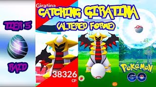 Tier 5 Raid | Catching Giratina Altered Forme | Pokemon Go