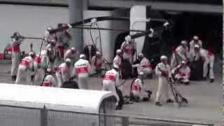 Lewis Hamilton in wrong pit stop...2013 Malaysian Grand Prix