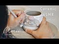 ASMR Ceramic | How I make a goldfish pot at home | Studio Vlog | Throwing, Glazing, Packing