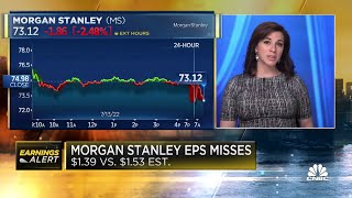 Morgan Stanley earnings miss on both top and bottom lines