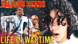 TALKING HEADS Are NOT What I Expected... Life During Wartime First Time Reaction