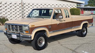 1986 Ford F250 XLT Lariat 4x4 Turbodiesel Extended Cab