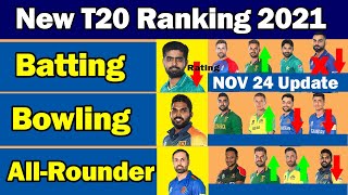 🏆New ICC T20 Ranking✅ Batting🏆 Bowling 🏆All Rounder🏆Latest Player Ranking