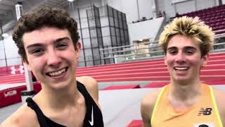 High schoolers Owen Powell, Josiah Tostenson, \u0026 Trayvon Kitchen after trio of sub-4:00s at BU