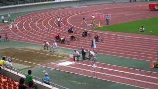 【パラ陸上】仲元ゆかりT32/北浦春香T34 女子 100m 決勝 (+1.1)  2019ジャパンパラ陸上競技大会