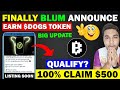 Blum Airdrop Big Update 100% Claim Dogs - Blum Announce Earn Free $DOGS Token In Drop Game