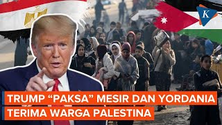 Trump Kekeuh Mesir dan Yordania Harus Tetap Terima Warga Palestina