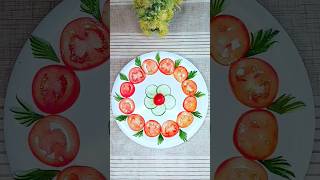 Cucumber tomato Cutting Ideas l Vegetable Art #cookwithsidra #art #vegetablecarving #vegetable #diy