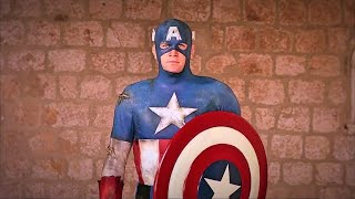 Captain America vs Red Skull - Final Battle Scene - Captain America (1990) Movie Moment HD