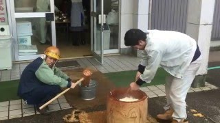 2015川田労働組合富山支部　餅つき