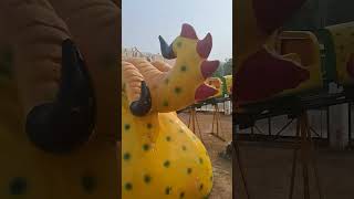 Enjoying Dragon Train ride|| Uttarakhand Mela Mahakauthig 2023  #noida #trending #uttarakhand #ride