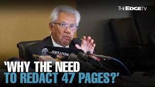 NEWS: Tun M’s lawyer asks why RCI report was redacted