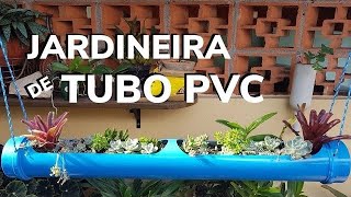 Jardineira feita com tudo de PVC