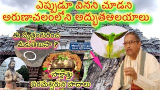 ఎప్పుడూ వినని చూడని అరుణాచలంలోని అద్భుతఆలయాలు