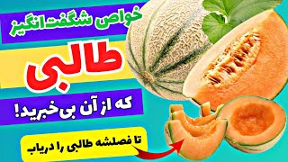 خواص طالبی/خواص جالب طالبی برای سلامتی که قطعا نمی‌دانستید وازش غافلید!!