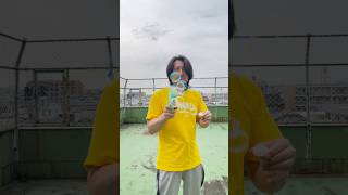 ダイソーの水鉄砲[シャボン玉付き]はよくわからない【I don't really understand Daiso's water gun [with soap bubbles]】#shorts