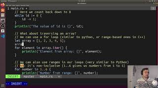 Learning Rust: Loops