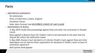 Enka Insaat Ve Sanayi AS (Respondent) v OOO Insurance Company Chubb (Appellant) [2020] UKSC 38