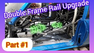 Double Frame rail time! Upgrading my Twin Turbo Hemi Nova chassis 25.1 6.0 cert needs more, video #5