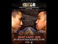 KBX 45: Deon Augustine vs Nigel Tan | FULL FIGHT | Muay Thai