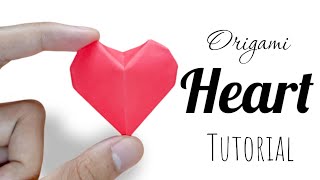 How to make a paper Heart - Easy Origami Heart