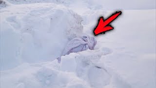 A bundle was lying among the snowdrifts…What was found inside made the whole city talk about it