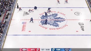 NHL 23 Gameplay (PS5) - Montreal Canadiens vs Toronto Maple Leafs