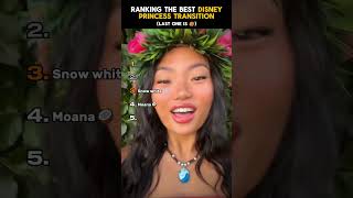 Ranking The Best Disney Princess Transition #shorts #tiktok #usa #disneyprincess